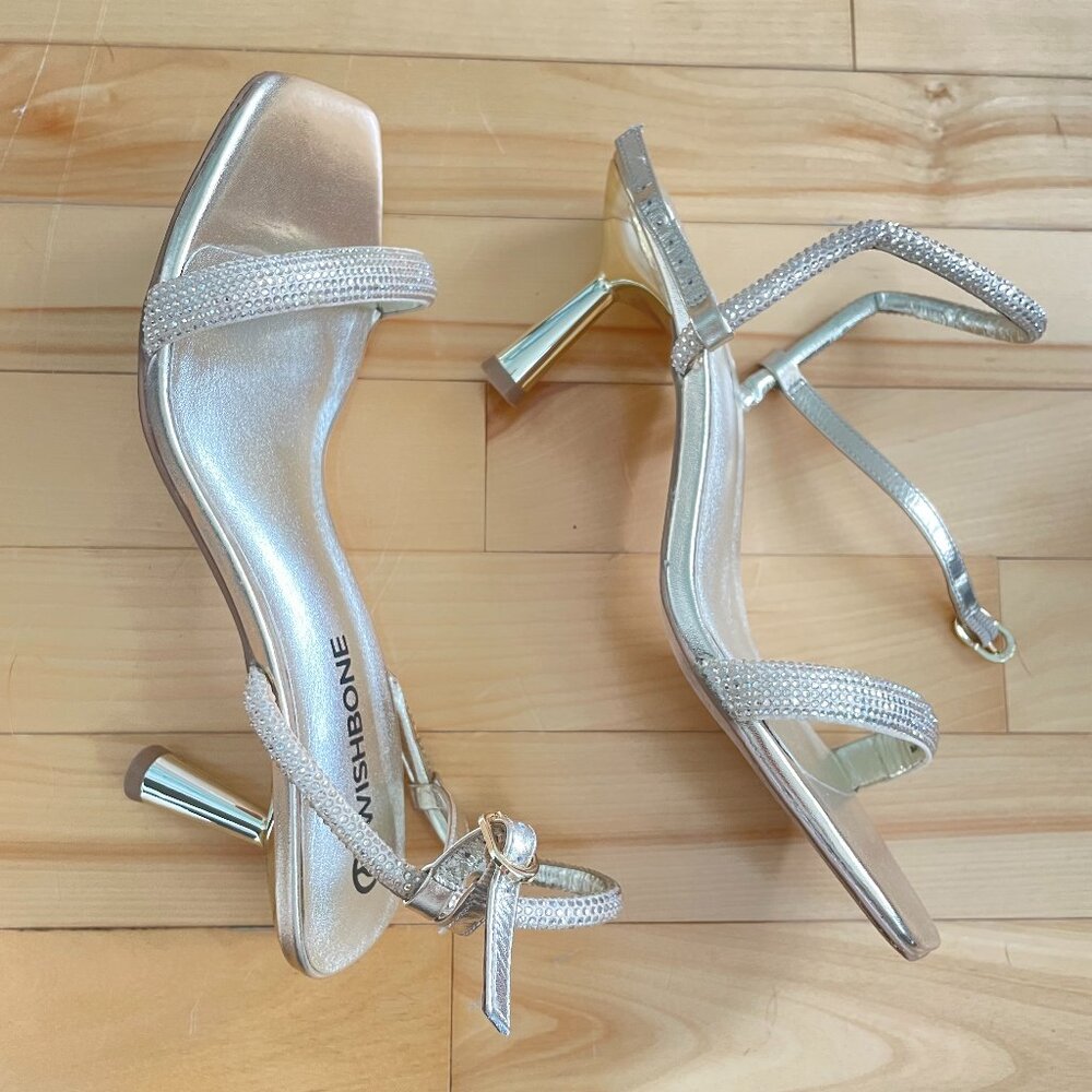 Wishbone Gold Sandal